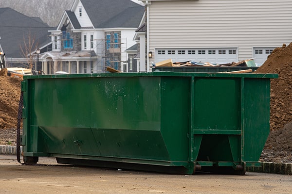 construction dumpsters come in various sizes, including 10, 20, 30, and 40 cubic yards
